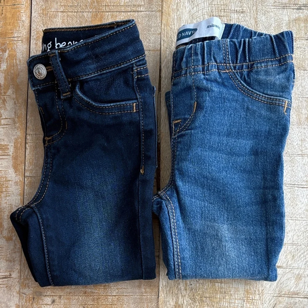 NWOT Girls Blue Jeans Set size 2t